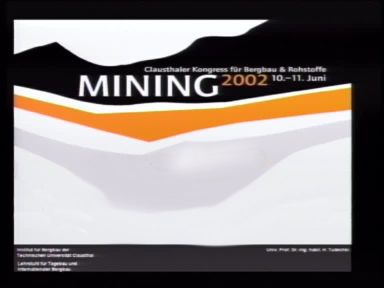 Mining 2002 - Clausthaler Kongress für Bergbau und Rohstoffe 