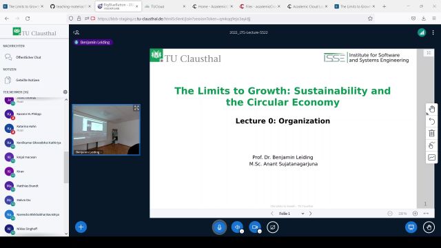 The Limits to Growth - Sustainability and the Circular Economy